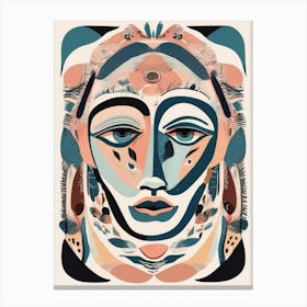 Face Of A Woman 4 Canvas Print