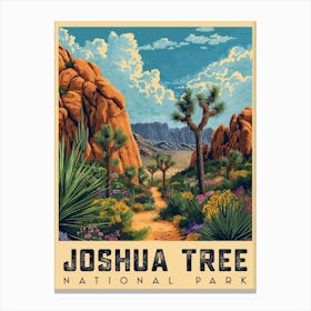 Joshua Tree National Park Poster Canvas Print