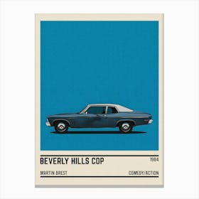 Beverly Hills Cop Movie Car Canvas Print