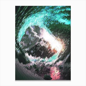 Wave In The Ocean Canvas Print