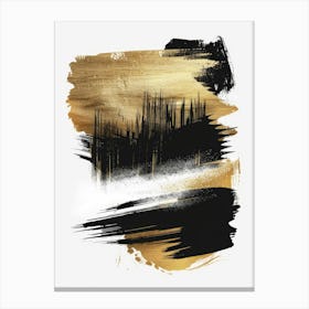 Abstract Brush Strokes 30 Canvas Print