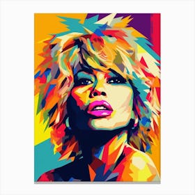 Tina Turner Abstract Painting 6 Canvas Print
