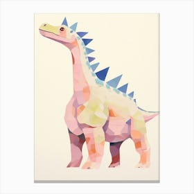 Nursery Dinosaur Art Styracosaurus 2 Canvas Print