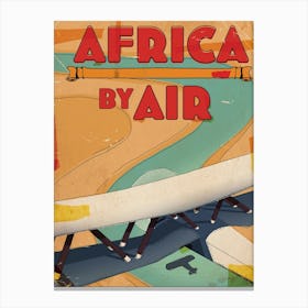 Africa By Air Canvas Print