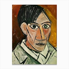 Portrait Of A Man by Pablo Picasso Canvas Print