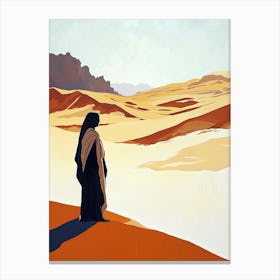 The Desert, Minimalism Canvas Print