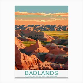 Badlands National Park Canvas Print