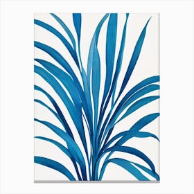 Sansevieria Stencil Style Plant Canvas Print