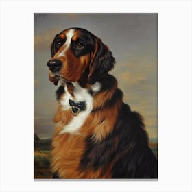 Grand Basset Griffon Vendeen Renaissance Portrait Oil Painting Canvas Print