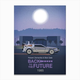 Back To The Future Canvas Print