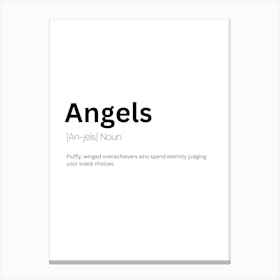 Angels Definition Meaning 1 Canvas Print