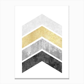 Geometric textures composition 6 Canvas Print