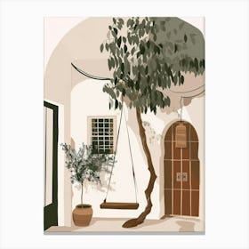 Illustration Of A House 1 Canvas Print