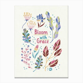 Bloom With Grace 02 Canvas Print