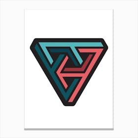 Impossible Triangle Canvas Print