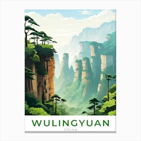 China Wulingyuan Travel 1 Canvas Print