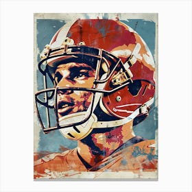 American Football Player Vintag Poster 10 Stampe su tela