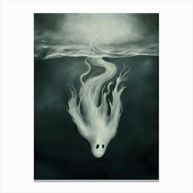 The Diving Ghost Canvas Print