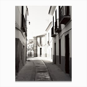 Granada, Spain, Photography In Black And White 1 Canvas Print