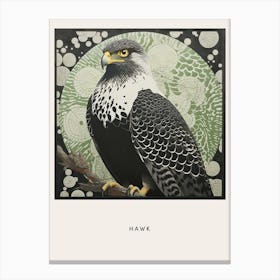 Ohara Koson Inspired Bird Painting Hawk 2 Poster Canvas Print