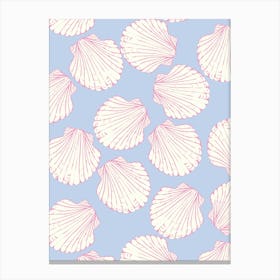 Seashell Pattern Canvas Print