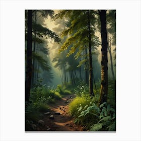 Forest Path Canvas Print