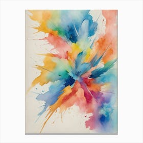 Abstract Watercolor Painting 18 Canvas Print