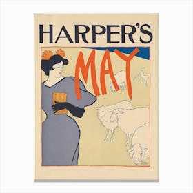 Harper S May , Edward Penfield Canvas Print