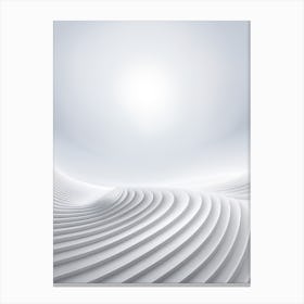 Abstract White Sand Background Canvas Print