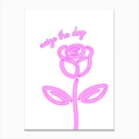 Pink Rose Canvas Print