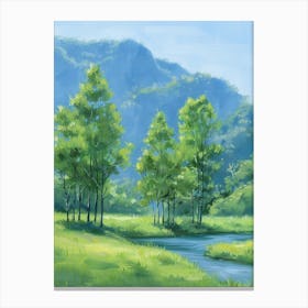 Landscape Painting 35 Canvas Print