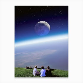 Watching The Neighborhood Canvas Print