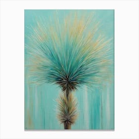 Australian native flowers blue Canvas Print