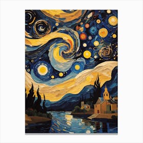 Starry Night 6 Canvas Print