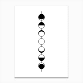 Moon Phase Canvas Print