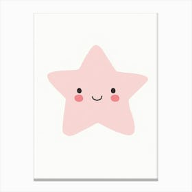 Kawaii Star Canvas Print