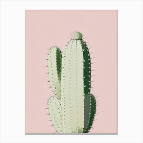 Prickly Pear Cactus Simplicity 3 Canvas Print
