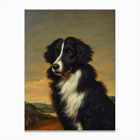Bergamasco Sheepdog 2 Renaissance Portrait Oil Painting Canvas Print