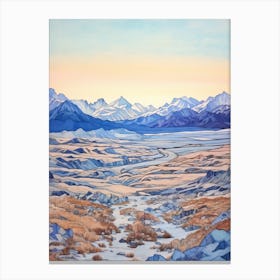 Aoraki Mount Cook National Park New Zealand 1 Copy Canvas Print