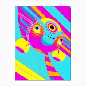 Psychedelic Alien-Reimagined Canvas Print