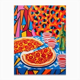 Pizza Pop Art Inspired 1 Canvas Print