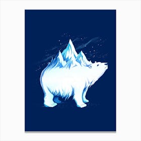 Icebearg Polar Bear Canvas Print