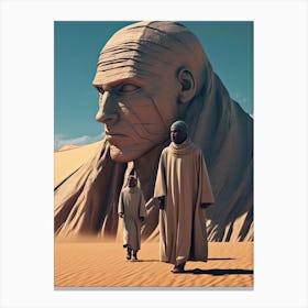 Dune Sand Desert Sculpture Canvas Print