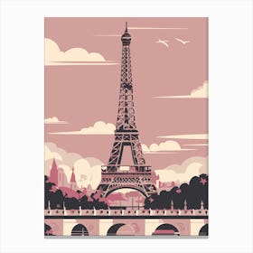 Paris Eiffel Tower 4 Canvas Print
