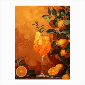 Orange Cocktail 28 Canvas Print