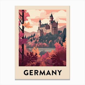 Vintage Travel Poster Germany 5 Canvas Print