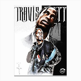 Travis Scott 43 Canvas Print