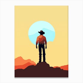 Silent Cowboy Spirit Canvas Print