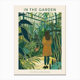 In The Garden Poster Royal Botanic Garden Edinburgh United Kingdom 5 Canvas Print