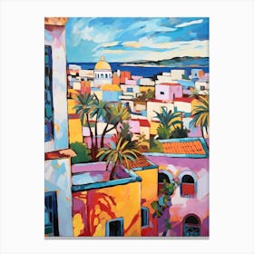 Tangier Morocco 8 Fauvist Painting Canvas Print